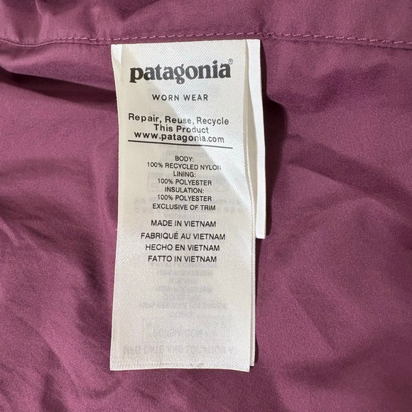 Patagonia Women's Puffer Jacket - Purple - Picture 6 of 8